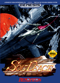Sol-Deace Sega Genesis  box art